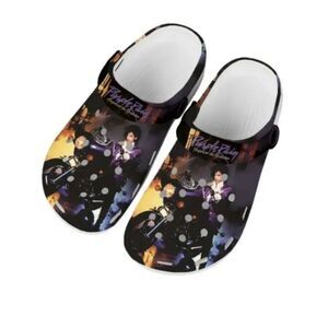 Prince Symbol Slides,‎ Clogs, Garden Shoes, lightweight, Unisex W 8, M 6, EU 41